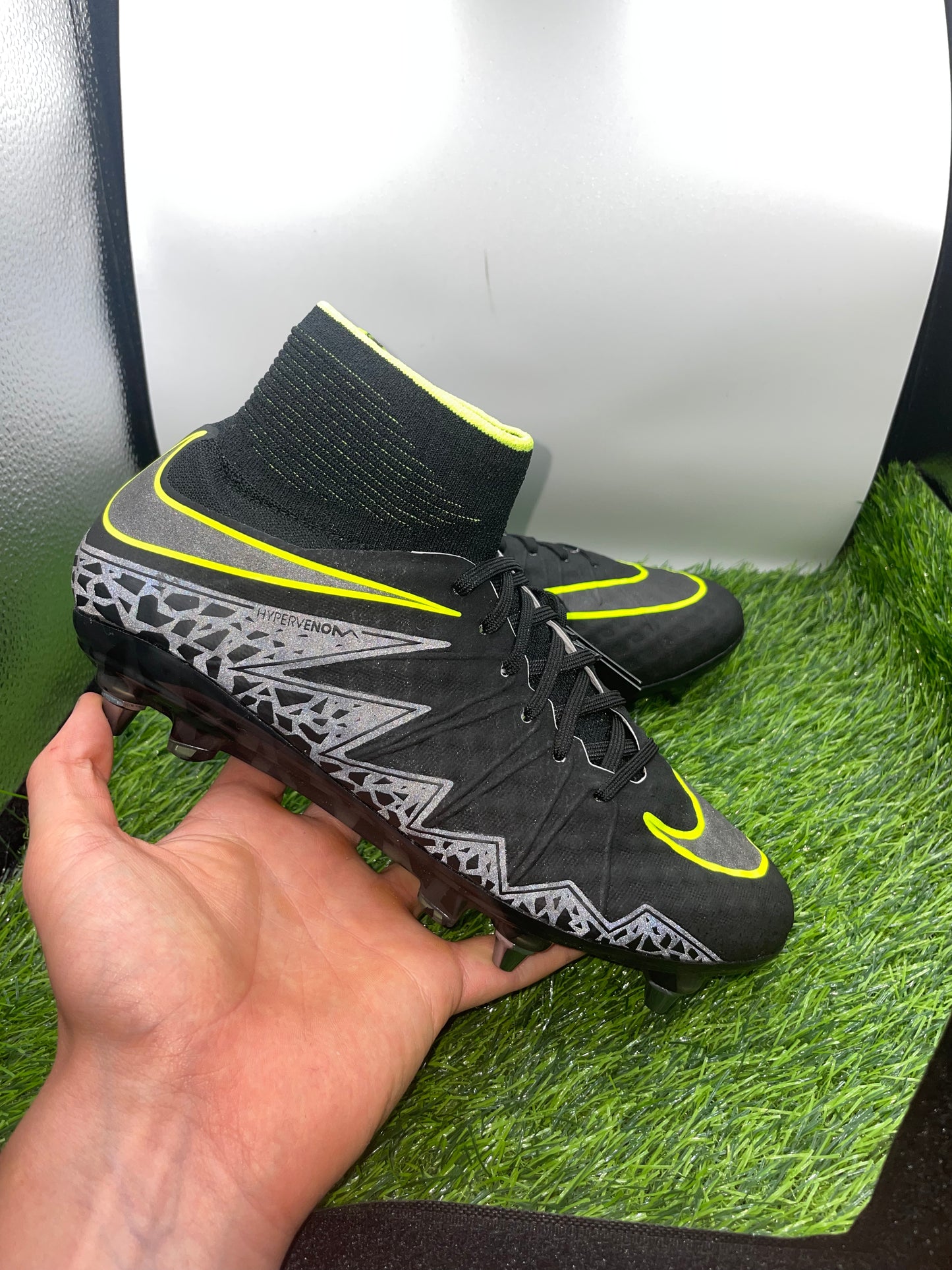 Nike Hypervenom phantom II SG black/volt